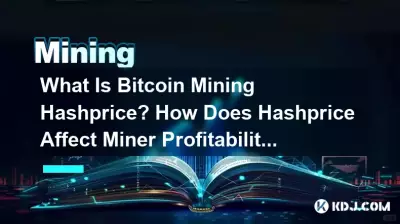 What Is Bitcoin Mining Hashprice? How Does Hashprice Affect Miner Profitability? What Is Bitcoin Mining Hashprice? How Does Hashprice Affect Miner Profitability?