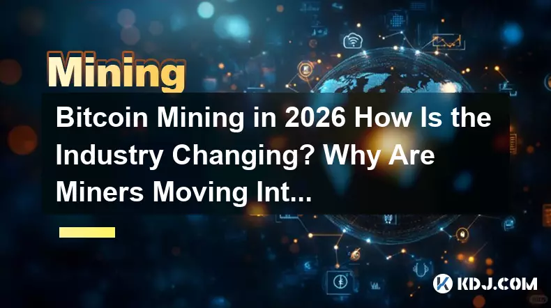 Bitcoin L'exploitation minière en 2026 Comment l'industrie évolue-t-elle ? Pourquoi les mineurs se tournent-ils vers l’informatique IA ?