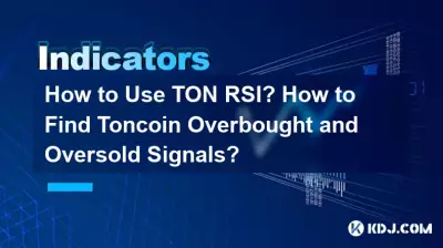 Comment utiliser TON RSI ? Comment trouver les signaux de surachat et de survente de Toncoin ? Comment utiliser TON RSI ? Comment trouver les signaux de surachat et de survente de Toncoin ?