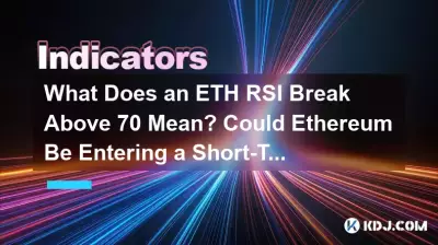 ETH RSI 突破 70 意味著什麼?以太坊會進入短期調整嗎? ETH RSI 突破 70 意味著什麼?以太坊會進入短期調整嗎?