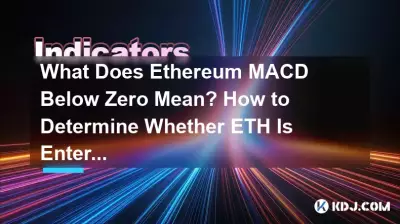 0 이하의 Ethereum MACD는 무엇을 의미합니까? ETH가 약세 국면에 진입하고 있는지 확인하는 방법은 무엇입니까? 0 이하의 Ethereum MACD는 무엇을 의미합니까? ETH가 약세 국면에 진입하고 있는지 확인하는 방법은 무엇입니까?