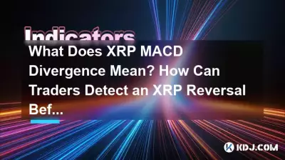 What Does XRP MACD Divergence Mean? How Can Traders Detect an XRP Reversal Before It Happens? What Does XRP MACD Divergence Mean? How Can Traders Detect an XRP Reversal Before It Happens?