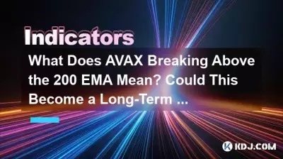What Does AVAX Breaking Above the 200 EMA Mean? Could This Become a Long-Term Trend Reversal? What Does AVAX Breaking Above the 200 EMA Mean? Could This Become a Long-Term Trend Reversal?