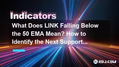 Was bedeutet es, wenn LINK unter den 50 EMA fällt? Wie identifiziere ich die nächste Supportzone? Was bedeutet es, wenn LINK unter den 50 EMA fällt? Wie identifiziere ich die nächste Supportzone?