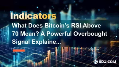Bitcoin 的 RSI 高于 70 意味着什么?强大的超买信号解释 Bitcoin 的 RSI 高于 70 意味着什么?强大的超买信号解释