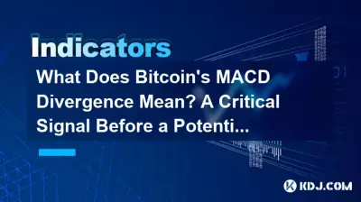 Que signifie la divergence MACD de Bitcoin ? Un signal critique avant un renversement potentiel Que signifie la divergence MACD de Bitcoin ? Un signal critique avant un renversement potentiel