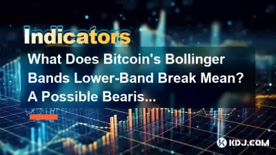 Bitcoin 布林線下軌突破代表什麼?可能的看跌訊號的解釋 Bitcoin 布林線下軌突破代表什麼?可能的看跌訊號的解釋