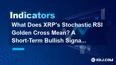 Que signifie la croix d'or stochastique RSI de XRP ? Un signal haussier à court terme expliqué