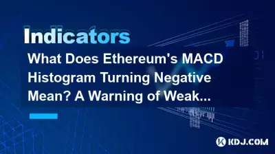 以太坊MACD柱状图转负意味着什么?动能减弱的警告 以太坊MACD柱状图转负意味着什么?动能减弱的警告