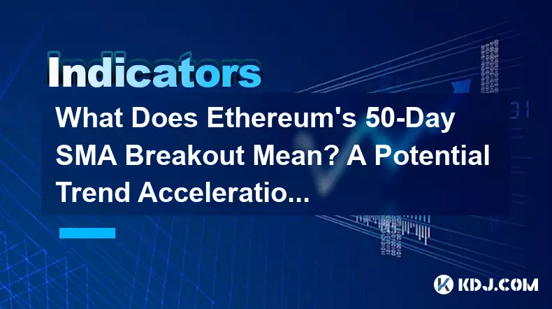 Que signifie la cassure SMA de 50 jours d'Ethereum ? Un signal potentiel d’accélération de la tendance