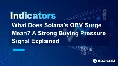 Que signifie la surtension OBV de Solana ? Un fort signal de pression d’achat expliqué Que signifie la surtension OBV de Solana ? Un fort signal de pression d’achat expliqué