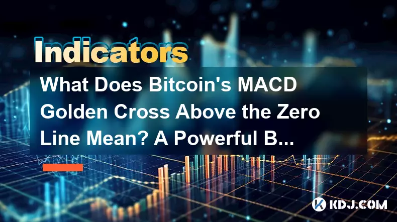 What Does Bitcoin’s MACD Golden Cross Above the Zero Line Mean? A Powerful Bullish Signal