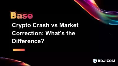 Crypto Crash vs Market Correction: What’s the Difference? Crypto Crash vs Market Correction: What’s the Difference?