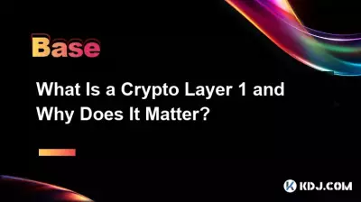 Qu’est-ce qu’une couche cryptographique 1 et pourquoi est-ce important ?