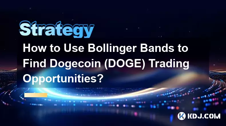 Wie nutzt man Bollinger-Bänder, um Handelsmöglichkeiten für DOGECoins (DOGE) zu finden?