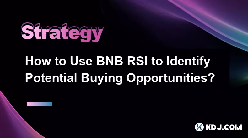 如何利用BNB RSI識別潛在買入機會？
