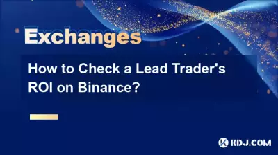 Comment vérifier le retour sur investissement d'un lead trader sur Binance ?