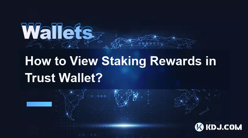Wie kann ich die Einsatzprämien im Trust Wallet anzeigen?