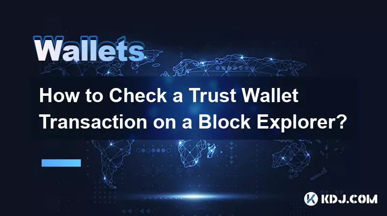 如何在区块浏览器上查看 Trust Wallet 交易？