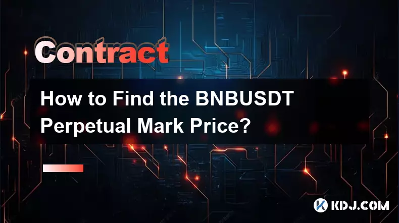How to Find the BNBUSDT Perpetual Mark Price?