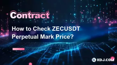 Comment vérifier le prix mark perpétuel ZECUSDT ? Comment vérifier le prix mark perpétuel ZECUSDT ?