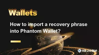 如何將助記詞導入 Phantom Wallet？