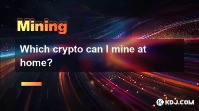 Which crypto can I mine at home? Which crypto can I mine at home?