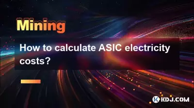 Comment calculer les coûts d’électricité ASIC ? Comment calculer les coûts d’électricité ASIC ?