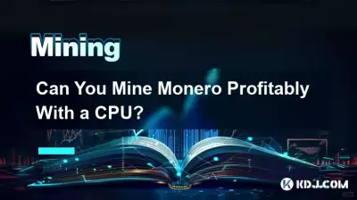 使用 CPU 开采门罗币可以盈利吗？