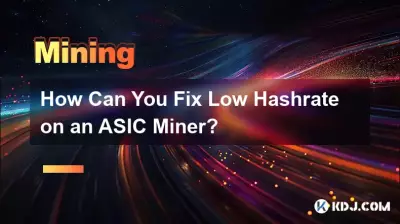 Comment pouvez-vous corriger un faible taux de hachage sur un mineur ASIC ? Comment pouvez-vous corriger un faible taux de hachage sur un mineur ASIC ?
