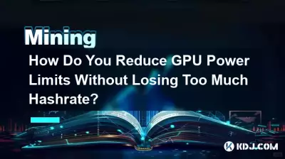如何在不损失太多算力的情况下降低 GPU 功率限制? 如何在不损失太多算力的情况下降低 GPU 功率限制?