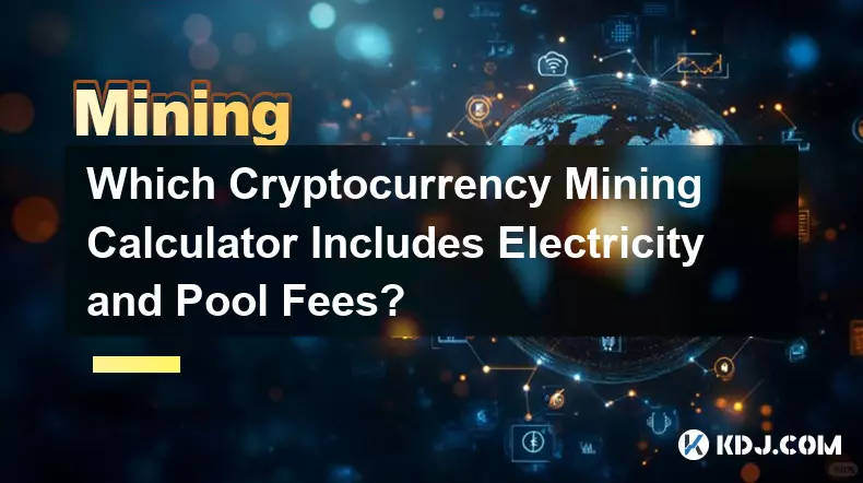 Quel calculateur de minage de crypto-monnaie inclut les frais d'électricité et de piscine ?