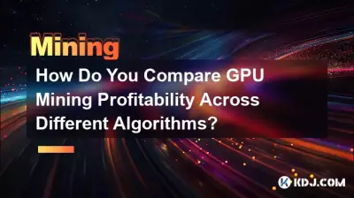 Wie vergleicht man die Rentabilität von GPU-Mining mit verschiedenen Algorithmen? Wie vergleicht man die Rentabilität von GPU-Mining mit verschiedenen Algorithmen?