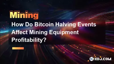 How Do Bitcoin Halving Events Affect Mining Equipment Profitability? How Do Bitcoin Halving Events Affect Mining Equipment Profitability?
