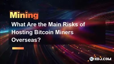 在海外托管Bitcoin矿机的主要风险是什么? 在海外托管Bitcoin矿机的主要风险是什么?