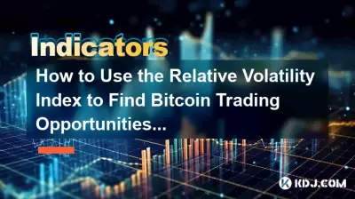 Wie nutzt man den Relative Volatility Index, um Bitcoin Handelsmöglichkeiten zu finden?