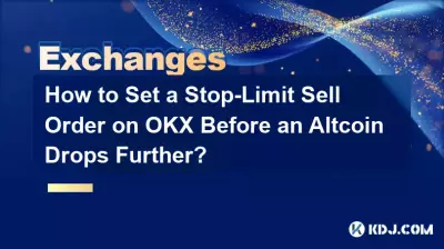 How to Set a Stop-Limit Sell Order on OKX Before an Altcoin Drops Further? How to Set a Stop-Limit Sell Order on OKX Before an Altcoin Drops Further?