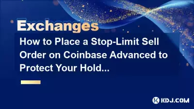 How to Place a Stop-Limit Sell Order on Coinbase Advanced to Protect Your Holdings? How to Place a Stop-Limit Sell Order on Coinbase Advanced to Protect Your Holdings?