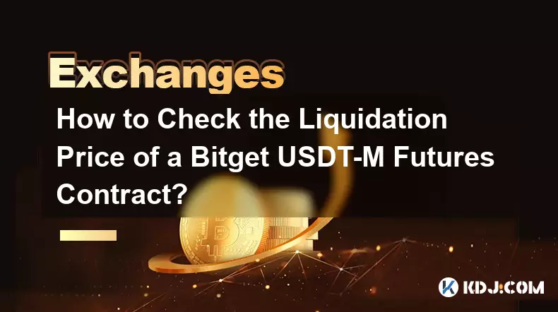 Bitget USDT-M 先物契約の清算価格を確認するにはどうすればよいですか?