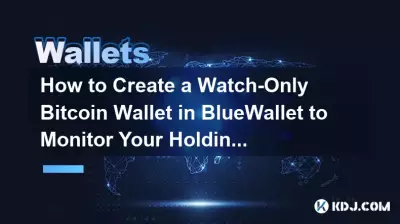 Comment créer un portefeuille de surveillance uniquement Bitcoin dans BlueWallet pour surveiller vos avoirs ? Comment créer un portefeuille de surveillance uniquement Bitcoin dans BlueWallet pour surveiller vos avoirs ?