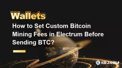 BTCを送る前にElectrumでカスタムBitcoinマイニング手数料を設定するにはどうすればよいですか? BTCを送る前にElectrumでカスタムBitcoinマイニング手数料を設定するにはどうすればよいですか?