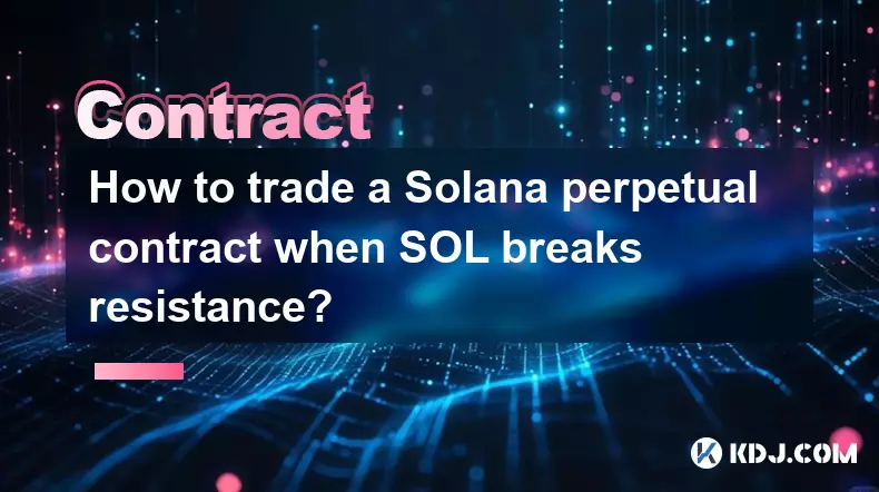 當 SOL 突破阻力位時如何交易 Solana 永續合約？