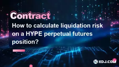 How to calculate liquidation risk on a HYPE perpetual futures position?