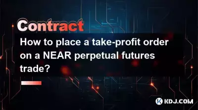 Comment passer un ordre take-profit sur une transaction à terme perpétuelle NEAR ?