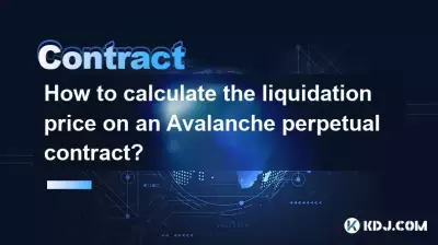 Avalanche 영구 계약의 청산 가격을 계산하는 방법은 무엇입니까? Avalanche 영구 계약의 청산 가격을 계산하는 방법은 무엇입니까?
