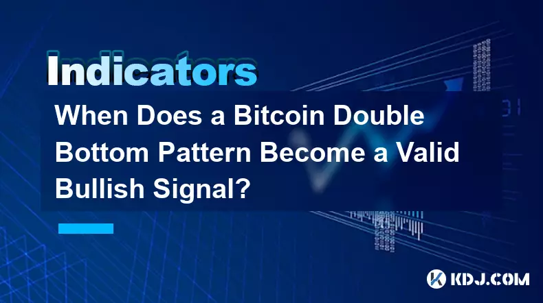 Bitcoin 雙底形態何時成為有效的看漲訊號？