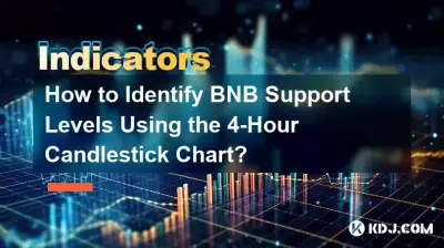Wie identifiziere ich BNB-Unterstützungsniveaus mithilfe des 4-Stunden-Candlestick-Charts?