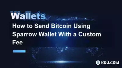 如何使用 Sparrow 錢包發送 Bitcoin 並支付定制費用 如何使用 Sparrow 錢包發送 Bitcoin 並支付定制費用