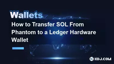 如何將 SOL 從 Phantom 轉移到 Ledger 硬體錢包 如何將 SOL 從 Phantom 轉移到 Ledger 硬體錢包