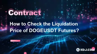 Wie kann ich den Liquidationspreis von DOGEUSDT-Futures überprüfen?